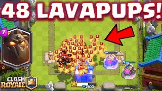 Clash Royale  World Record LavaPups 4k HD [upl. by Phillada]