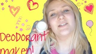 DIY Deodorant maken met kellykuUh [upl. by Naivad]