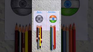 PENCIL 🆚 PENCIL COLOUR WHICH ONE IS BEST FOR PAINTING 👇💬 shorts trendingshorts trending art [upl. by Dzoba]