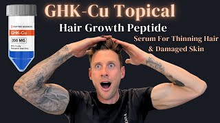 Best Topical Serum For Hair Loss amp SunDamaged Skin GHKCu Peptide No Injections [upl. by Zoie546]