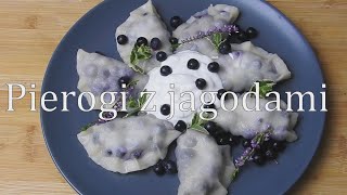 Pierogi z jagodami Jak zrobić pierogi z jagodami  SauteSzkołaGotowania [upl. by Aratas588]