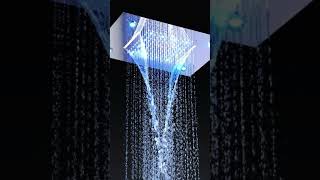 14x20 Recessed Rainfall amp Waterfall LED Shower Head  Cascada Showers [upl. by Aramoix]