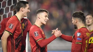 Wales 11 Belgium  World Cup  All goals and highlights  16112021 [upl. by Mahseh]