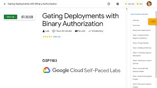 Gating Deployments with Binary Authorization GSP1183 [upl. by Airetnohs446]