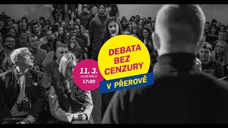 DEBATA BEZ CENZURY V ÚSTÍ NAD LABEM [upl. by Herwin963]