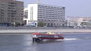 Timelapse Moscow River hydrofoil boat trip Москварека теплоход Ракета246 [upl. by Isidor]