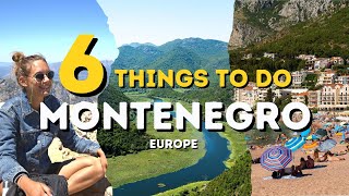 Top 6 Things to do in Montenegro 2024 [upl. by Eiralih970]