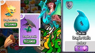 DRAGÓN VUELTA amp GRANUJA quotDE NUEVOquot CONSEGUIDOS😆 ABRO SOBRE VIP  Dragon City 137 [upl. by Namsaj719]