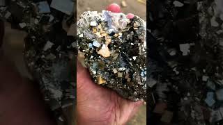 Pyrite Crystal vairalvideo viralshorts trendingshorts youtubeshorts pyrite [upl. by Aneloj143]