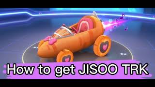 How to get the JISOO TRK  KartRider Rush  JISOO KART [upl. by Noyart]