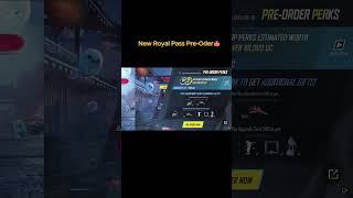 New Royal Pass Pre Oder🤩 shorts pubgshort [upl. by Sibie]