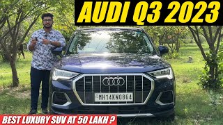 Mini Audi Q7  Walkaround with Drive Review  Audi Q3 2023 [upl. by Ahsyat]