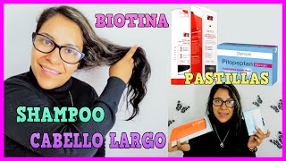 ¿Crece el CABELLO con las Pastillas de BIOTINAShampoo Revita Pilopeptan [upl. by Melburn]