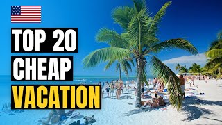 Top 20 Cheap Places to Visit in the USA 2024  Best Vacation Spots [upl. by Noerb439]