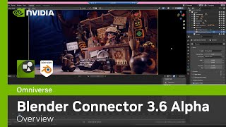 Blender Omniverse Connector 36 Alpha Overview [upl. by Eitsud923]