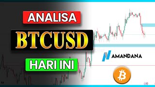 ANALISA BITCOIN BTCUSD HARI INI TINGGAL MENUNGGU KONFIRMASI BREAKOUT 1 Oktober 2024 [upl. by Ytirahs]