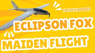 Maiden flight for Eclipsons BRAND NEW aerobatic glider  the ECLIPSON FOX [upl. by Fong]