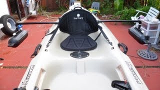 DIY  Homemade Kayak Stabilizers Outriggers  Pontoons  part  2  HD  17 [upl. by Isyad]