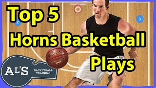 Top 5 Horns Basketball Plays [upl. by Muffin48]