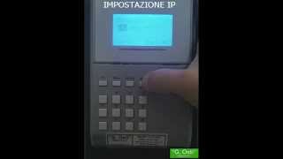 Rilevazione Presenze terminale presenze Rfid Anviz Oc500 impostazione indirizzo IP [upl. by Uriiah]