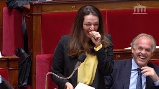 Valérie Boyer prise dun fou rire à lAssemblée nationale [upl. by Eemia519]