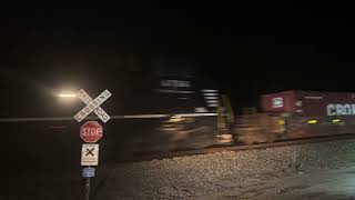 Conrail 8098 Heritage Unit with Norfolk Southern 4764 AC to DC Conversion at Crawford FL [upl. by Hayden614]