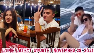 LOISA ANDALIO AND RONNIE ALONTE LATEST UPDATE  NOVEMBER 28 2021 [upl. by Analrahc52]