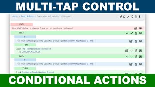 Create Multitap Automation with HS4 [upl. by Littell]