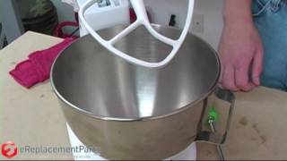 How to Adjust the Beaters on a KitchenAid Stand Mixer [upl. by Nylla]