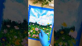 Acrylic finger painting abstractpainting fingerpainting acrylic painting lic [upl. by Aramo]