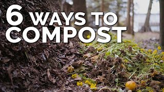 6 Different Ways To Compost No Matter Where You Live [upl. by Arted]