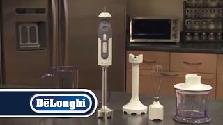 DeLonghi Triblade Hand Blender with Variable Speeds model DHB723 [upl. by Opaline]