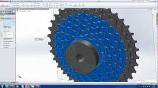 SolidWorks Tutorial Sprocket Bike [upl. by Alyled]