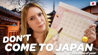 WHEN TO VISIT JAPAN and when NOT to 🍡 seasons dates advice  japan travel guide [upl. by Thin]