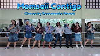 Momsaii Contigo Line Dance Roosamekto Mamek [upl. by Lemal]