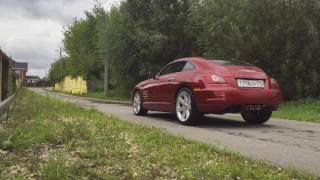 Chrysler Crossfire stock exhaust vs crossfire no muffler [upl. by Labanna]