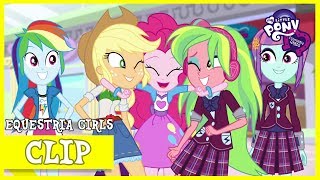 The Crystal Rainbooms Win The Prize  MLP Equestria Girls  Special Dance Magic HD [upl. by Brunn]