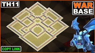 Get the Best TH11 War Base Design in 2024 Without Getting 3 Starred [upl. by Kelly149]