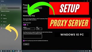 How To Setup amp Manage Proxy Server Settings in Windows 10  PROXY SERVER Settings in Google Chrome [upl. by Ellered519]