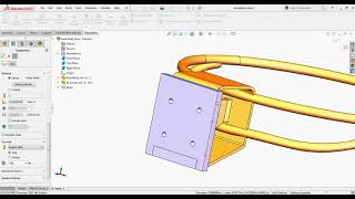 Solidworks Simulation  Analysis of a Basketball Assembly With Bolts [upl. by Egor]