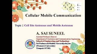 UNIT1  CMC  Cell Site and Mobile Station Antennas [upl. by Avram]