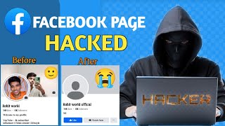 FACEBOOK PAGE HACKED 😱  Hacked facebook page 😭  keepsupporting [upl. by Lou]