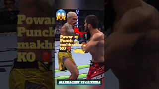 Powar Punch Islam vs charles Oliveira 😱🔥 ufc shorts [upl. by Phylis]