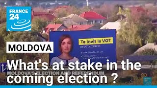 Whats at stake in Moldovas election and referendum on Oct 20 • FRANCE 24 English [upl. by Cruz]