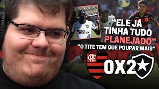 CASIMIRO REAGE FLAMENGO 0 X 2 BOTAFOGO  BRASILEIRÃO 2024  Cortes do Casimito [upl. by Llimaj]