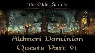 ESO  Aldmeri Dominion Quests  Part 91  Greenshade Part 6  The Fading Tree [upl. by Ailemap983]