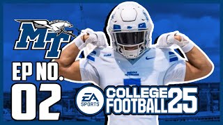 College Football 25 Dynasty Rebuild MTSU [upl. by Ardnwahsal]