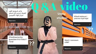 I answered all your questions about um6p and the architecture school ✨✅ um6p student [upl. by Kakalina861]