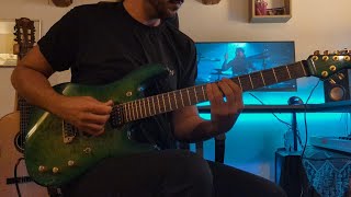 Night Terror  Dream Theater Guitar Cover by Aléxein Mégas [upl. by Aracaj]