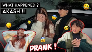 PERIOD CRAMP PRANK ON A MALE FRIEND🥹 he panicked  theakashthapa4354  AMULYA RATTAN [upl. by Evelc]